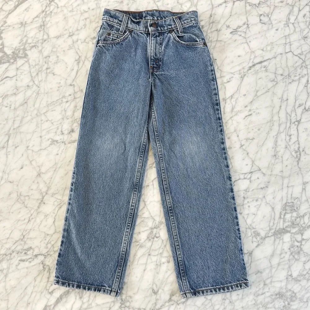 Authentic VTG 80s 550 Levis Orange Tab Relaxed  Fit Denim Jeans Size 9